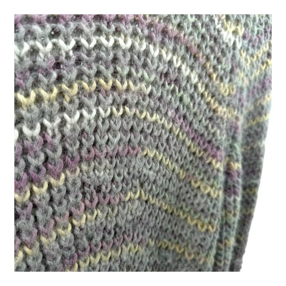 NICHOLAS | S Small Pastel Striped Alpaca Crew Sweater Oversized - Picture 4 of 11